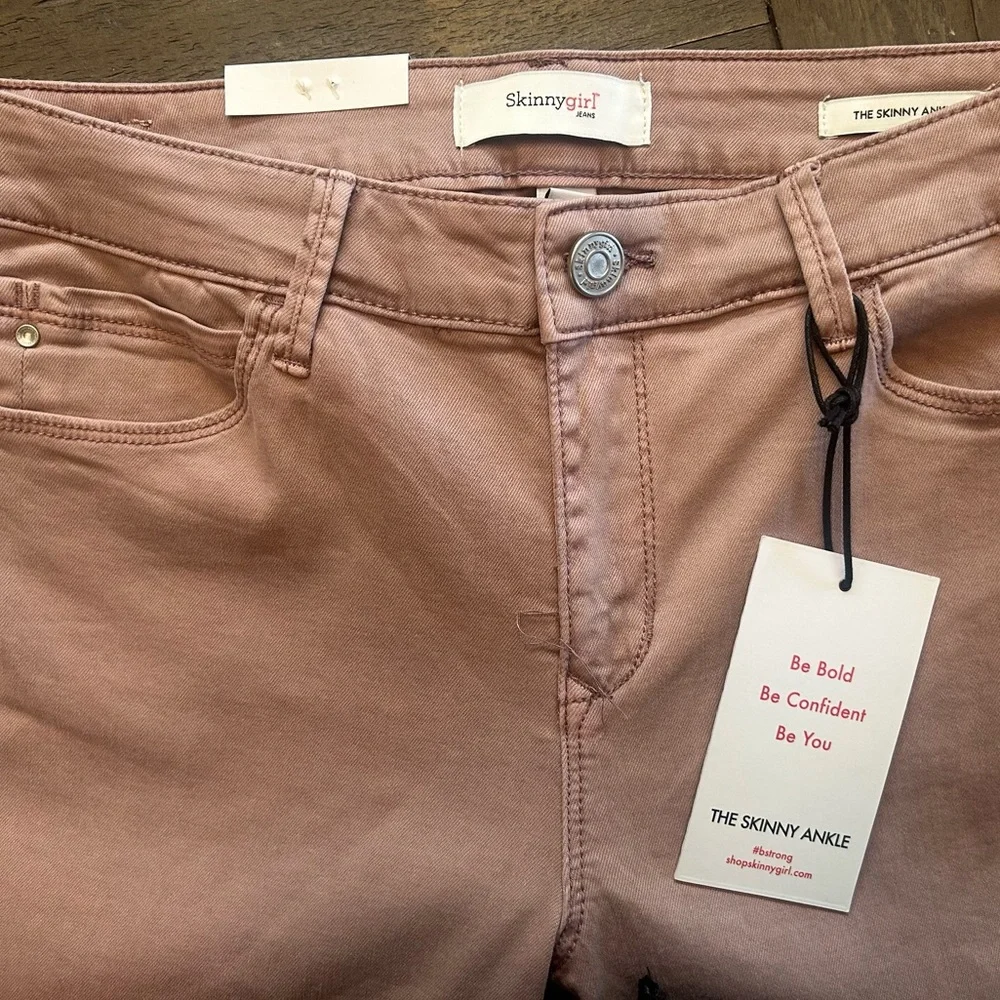 Skinnygirl Lavender Skinny Ankle Jeans    NWT - Picture 2 of 10